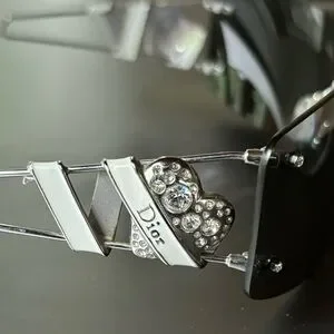 Dior Heart Core Palladium Rimless Sunglasses Vintage Tinted Shield Lenses metal Dior | Accessories | Dior Heart Core Palladium Rimless  main image 3